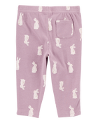 Baby 2-Piece Bunny Print Bodysuit Pant Set, image 2 of 4 slides