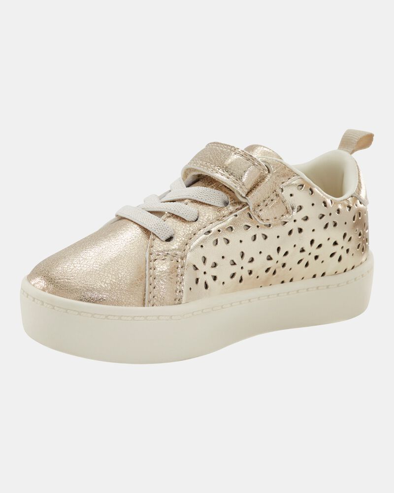 Tout-petit fille - Espadrilles &agrave; tige haute &agrave; paillettes - Dor&eacute;, image 7 sur 7 diapositives