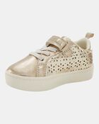 Tout-petit fille - Espadrilles &agrave; tige haute &agrave; paillettes - Dor&eacute;, image 7 sur 7 diapositives