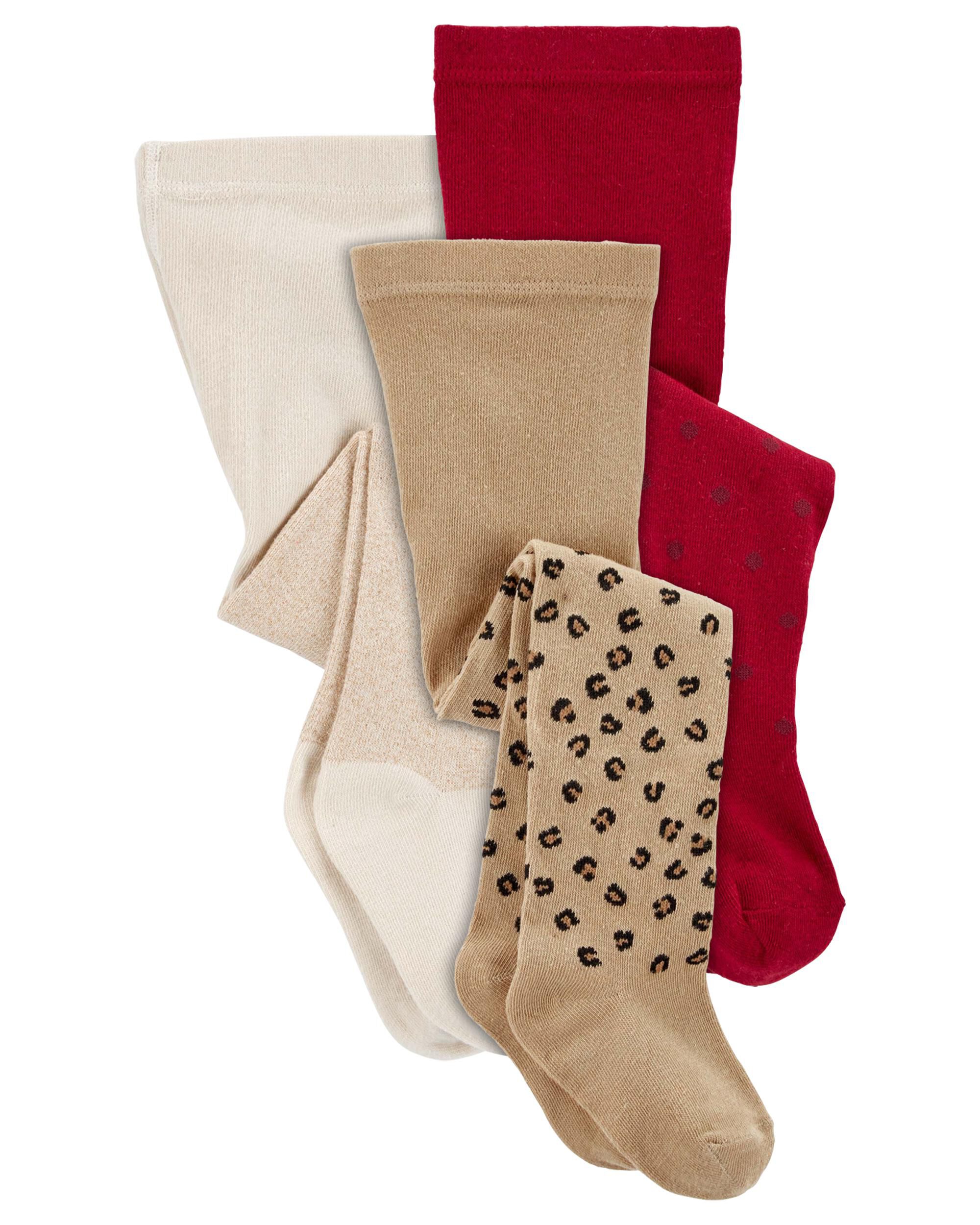 Multi Kid 3 Pack Tights Carter s Oshkosh Canada