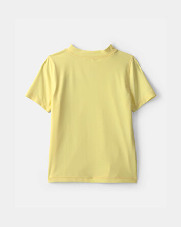 Boys Van Solid Short-Sleeve Rashguard - Yellow, 