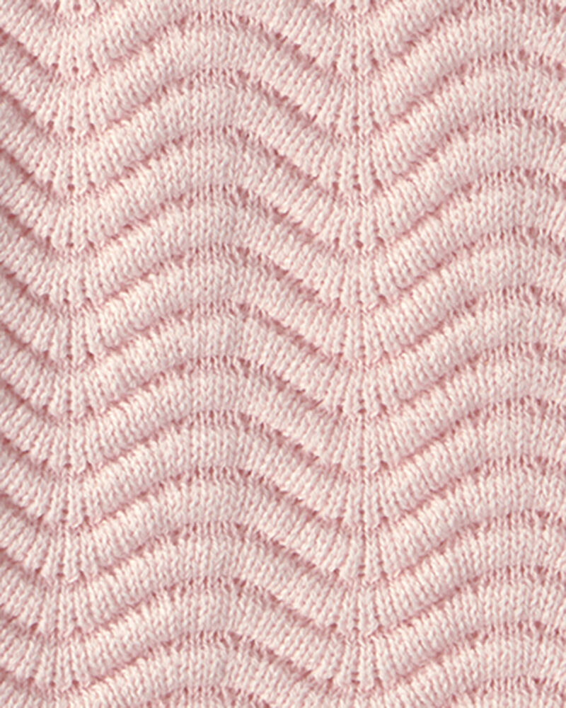 Toddler Girl Sweater Knit Tank Top - Pink, image 2 of 3 slides