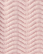 Toddler Girl Sweater Knit Tank Top - Pink, image 2 of 3 slides