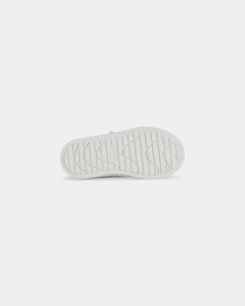 Toddler Girl Constructed Tisley Casual Shoe-White, image 5 of 6 slides