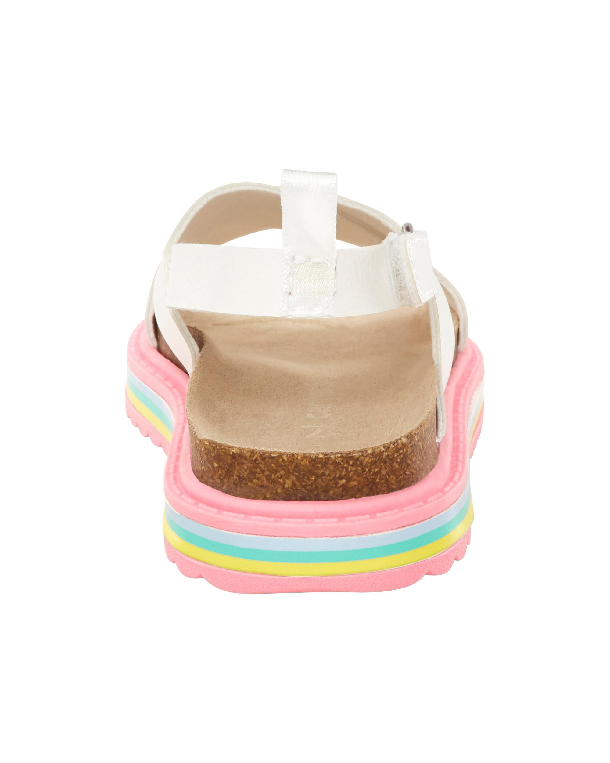 Madden girl hotsell rainbow platform sandals