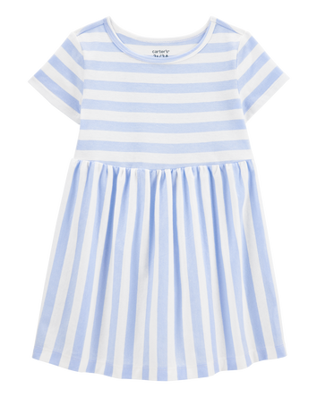 Toddler Striped Short-Sleeve Dress, 
