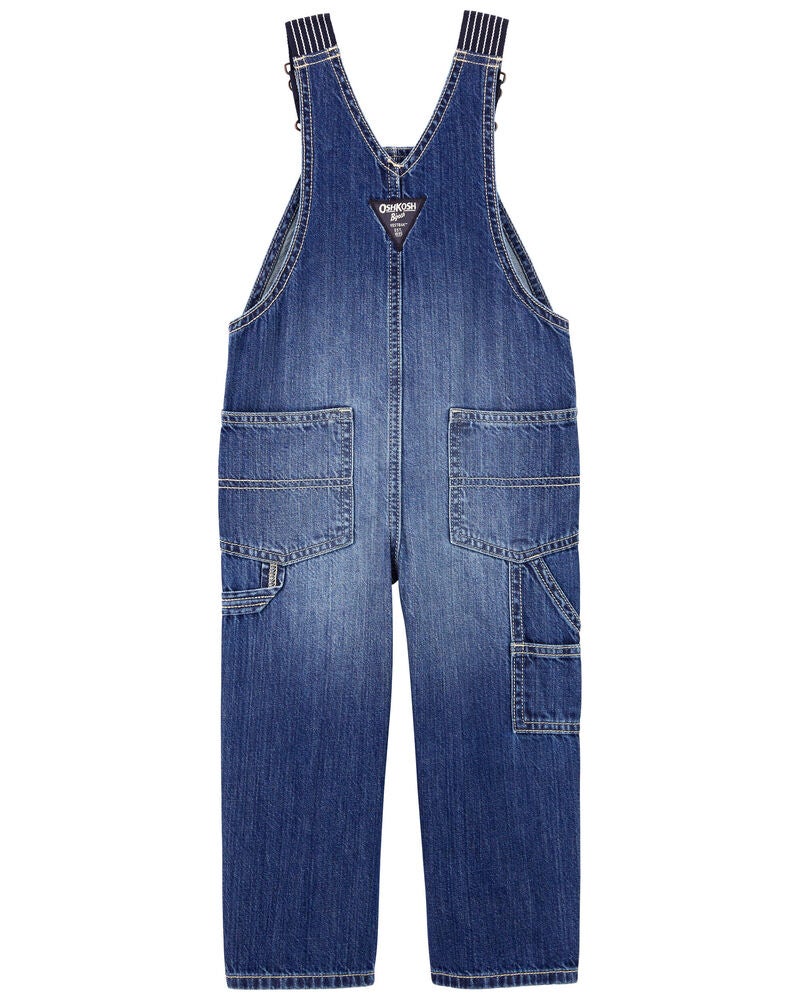 Toddler Classic OshKosh Overalls: Removed Patch Remix, image 2 of 5 slides