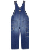 Toddler Classic OshKosh Overalls: Removed Patch Remix, image 2 of 5 slides