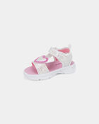 Toddler Girl Heart Light Up  Sandals, image 6 of 6 slides