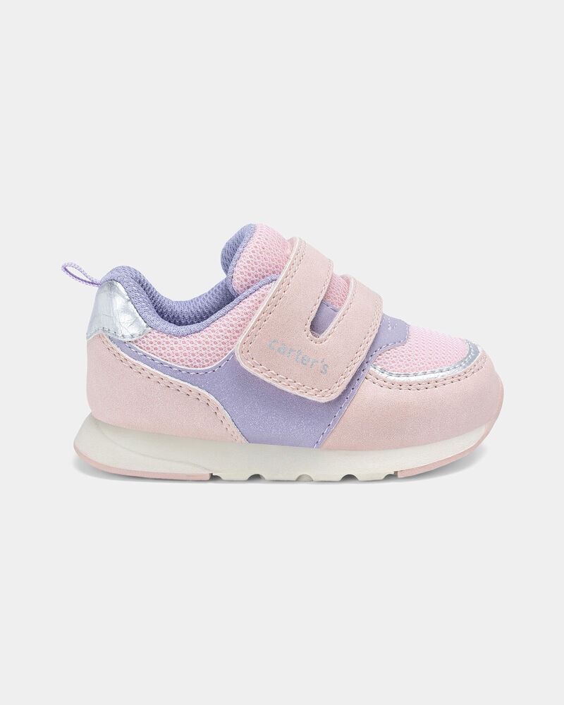 Baby Girl Every Step&reg; First Walker Casual Shoes - Pink/Purple, image 2 of 6 slides