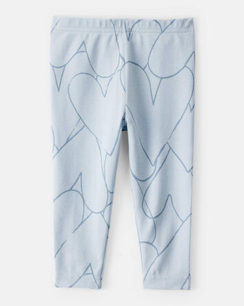 Baby Girl Heart Leggings, 