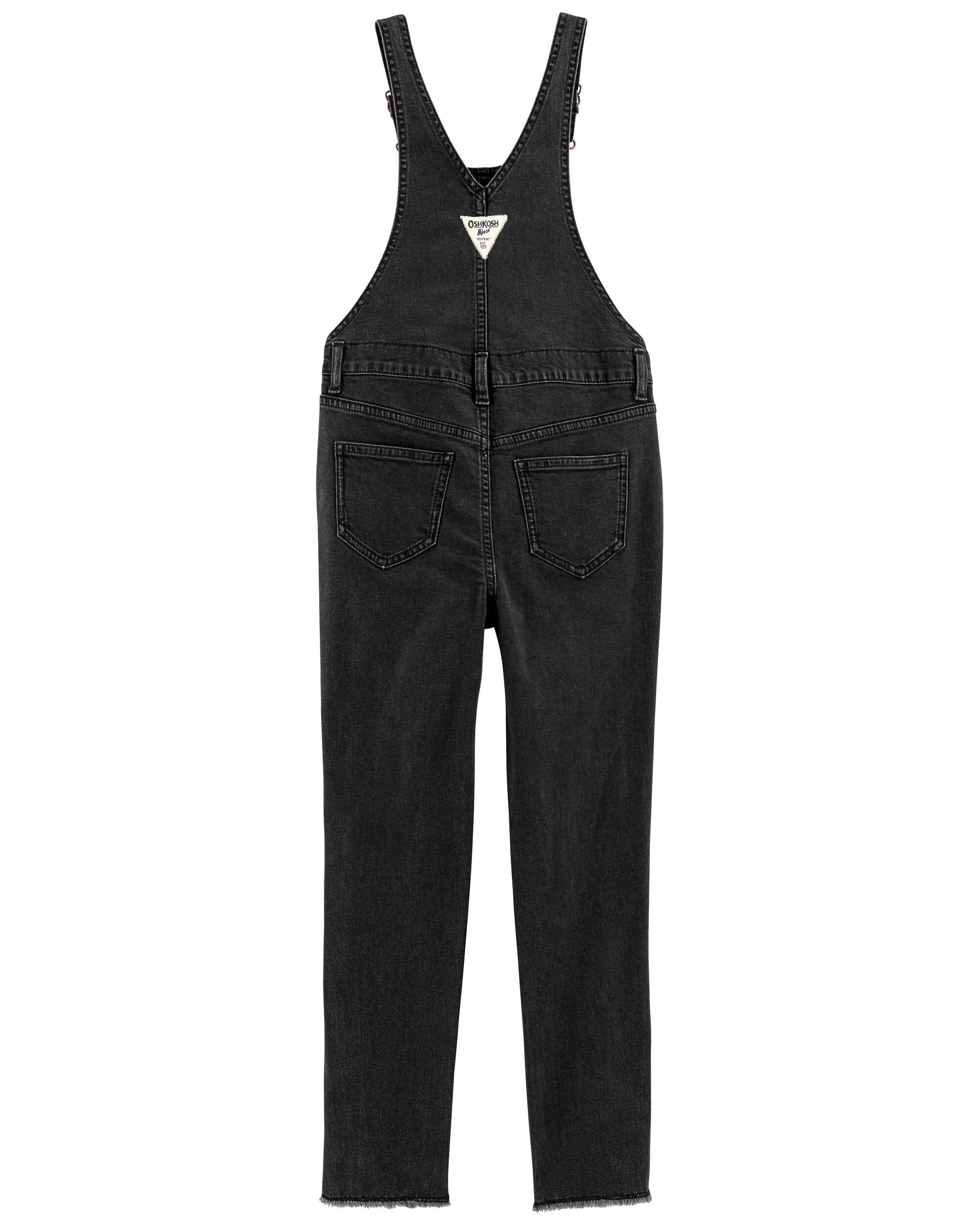 Kids top black overalls