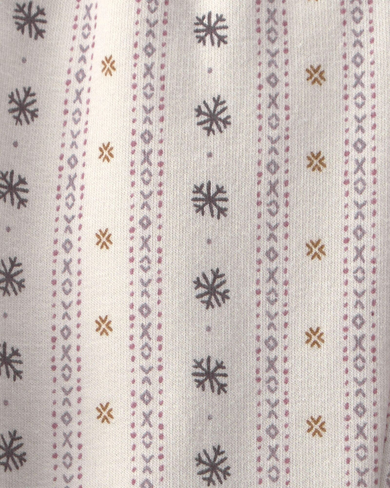 B&eacute;b&eacute; fille - Emballage 2 leggings en molleton recycl&eacute; faits avec du coton biologique, image 4 sur 5 diapositives