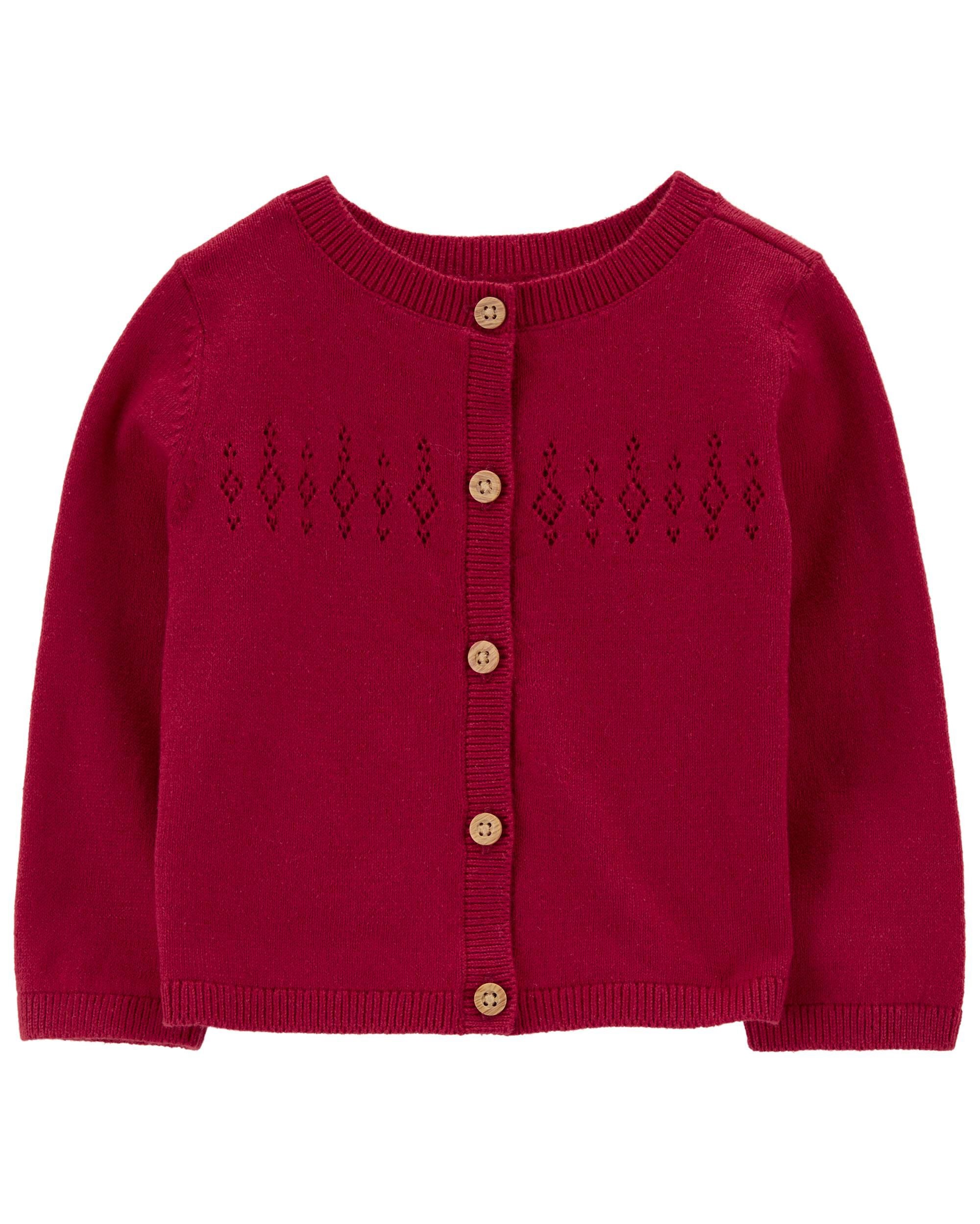 Carters baby girl sweater deals