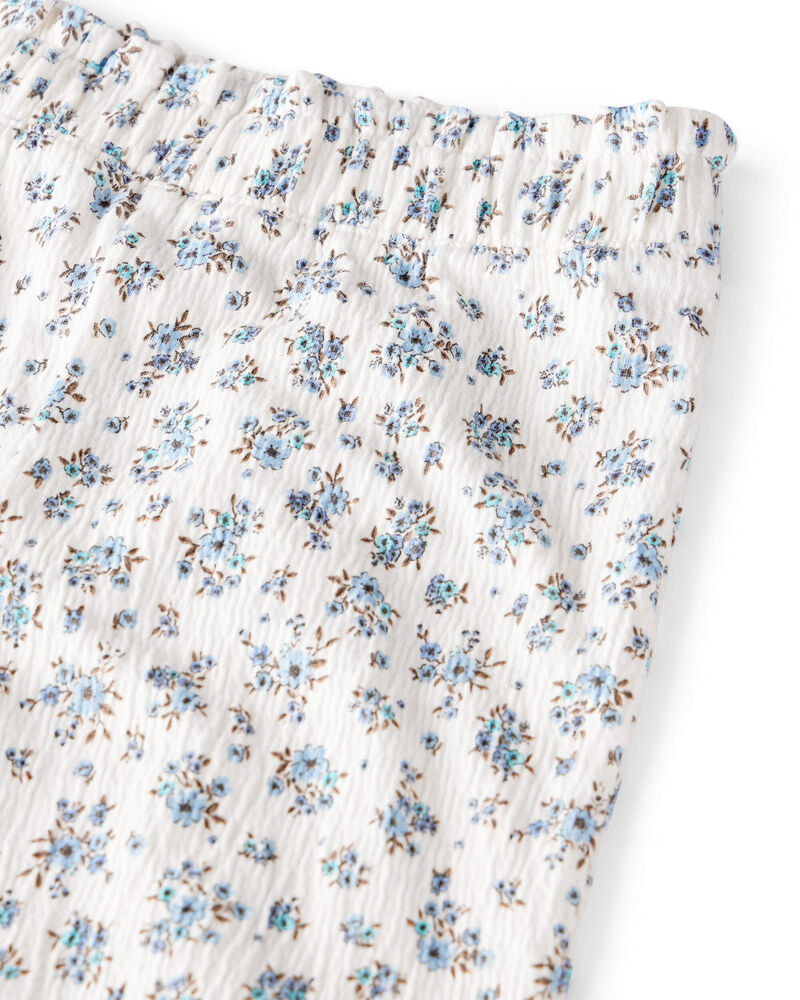 Toddler Girl 2-Piece Organic Cotton Set in BlueMist Bloom Print, image 2 of 4 slides