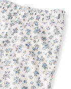 Toddler Girl 2-Piece Organic Cotton Set in BlueMist Bloom Print, image 2 of 4 slides