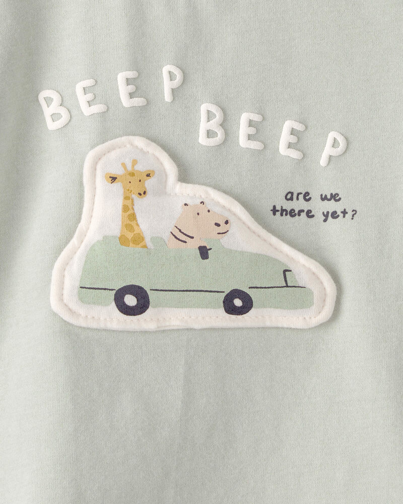B&eacute;b&eacute; - T-shirts &agrave; imprim&eacute; escapade routi&egrave;re - Vert, image 3 sur 3 diapositives