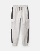 Boys Fleece Pants - Gray, image 1 of 5 slides
