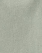 Baby Boy 2-Piece Striped Top & Shortall Set - Green, image 4 of 6 slides