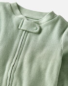 Baby Organic Cotton Rib Sleeper, image 2 of 5 slides