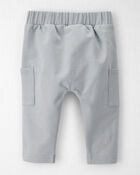 B&eacute;b&eacute; - Emballage de 2 pantalons de jogging en jersey bouclette de coton biologique, image 2 sur 5 diapositives
