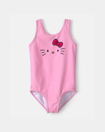 Toddler Girl 1-Piece Hello Kitty&reg; Swimsuit - Pink, 