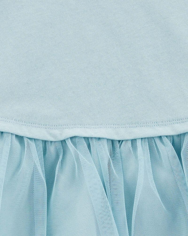 Toddler 2-Piece Tulle Peplum Top & Floral Legging Set, image 2 of 3 slides