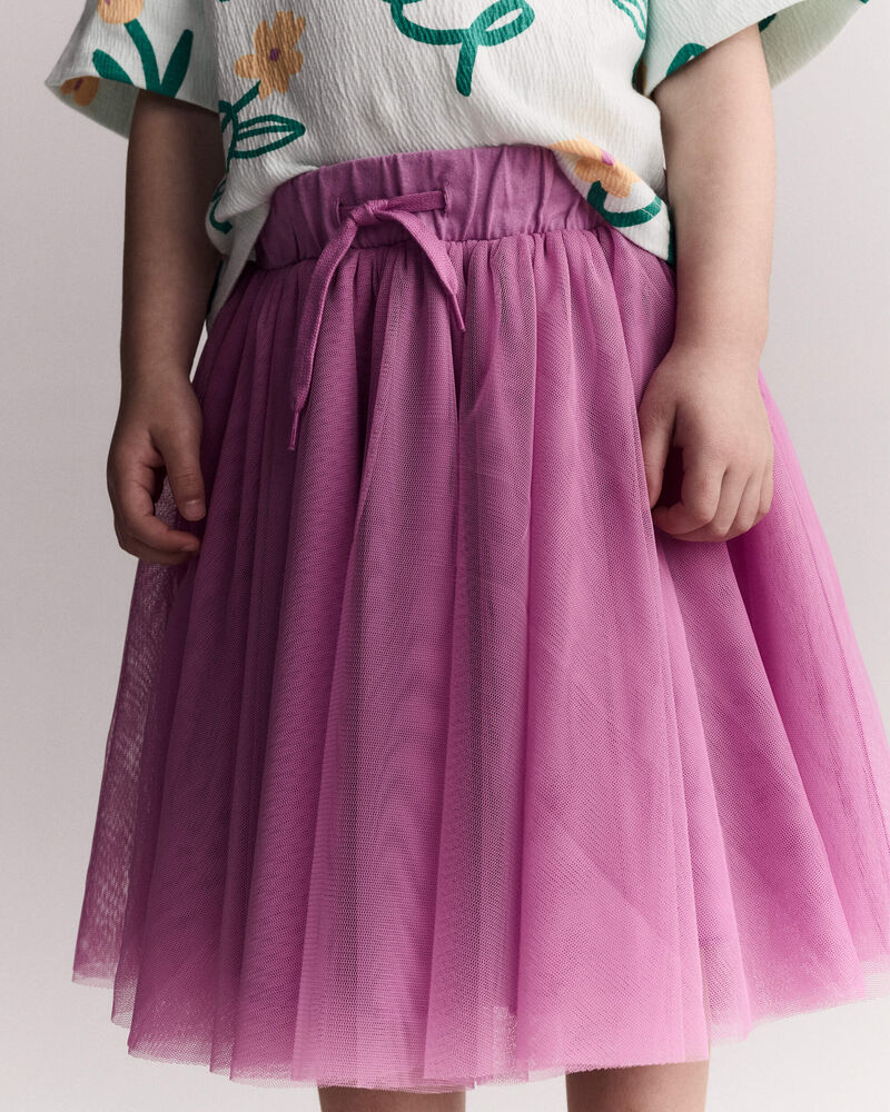 Toddler Girl Avenue Twirl&trade; Midi with Tulle - Purple, image 6 of 6 slides