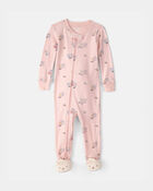 Baby Girl Easter Bunny 100% Cotton Snug Fit 1-Piece Pyjama Set - Pink, image 1 of 5 slides