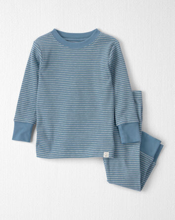 Baby 2-Piece Organic Cotton Ribbed Pyjama, 