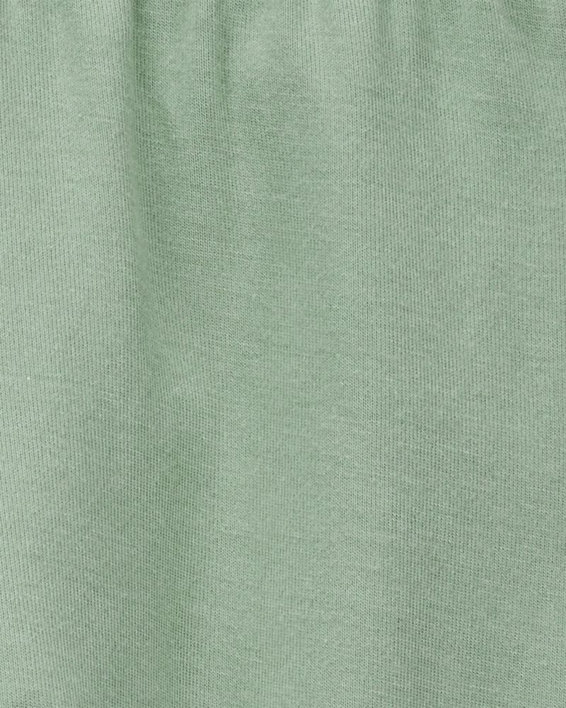 Baby Girl 2-Pack PurelySoft Pull-On Pants - Green/White, image 4 of 6 slides