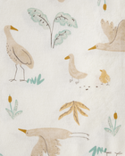 Baby 4-Pack Stork Print Receiving Blankets, image 4 of 5 slides