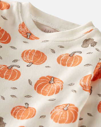 B&eacute;b&eacute; - Pyjama 2 pi&egrave;ces en coton biologique &agrave; motif Citrouilles, 