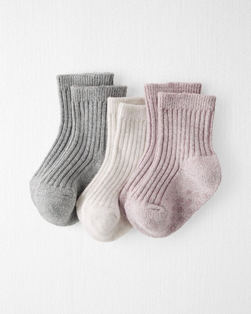 3-Pack Slip Resistant Socks, image 1 of 3 slides