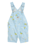 Baby Girl Floral Striped Shortall, image 1 of 4 slides