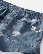 Baby Boy Recycled Ocean-Print Swim Trunks, image 3 of 4 slides