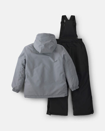 Boys 2 Piece Snowsuit- Grey, 