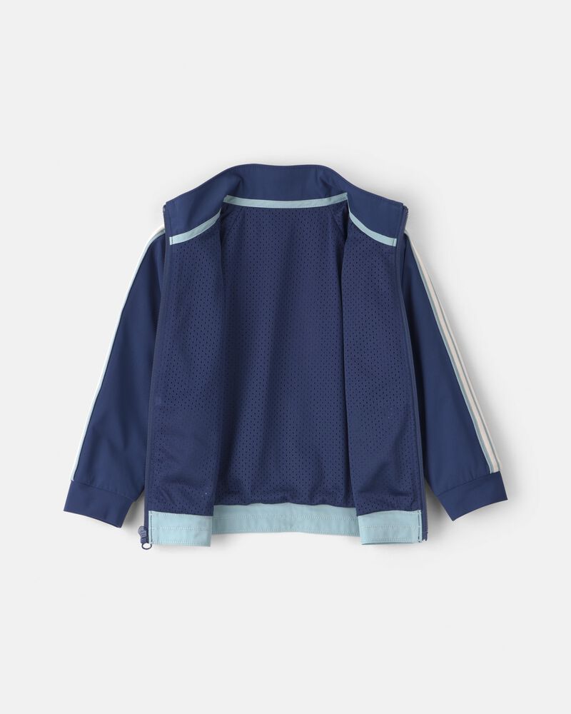 Toddler Boy colour Block Zip-Up Jacket - Navy Blue, image 7 of 9 slides