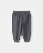Baby Boy French Terry Joggers - Grey, image 2 of 4 slides