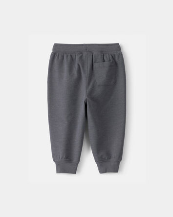 Baby Boy French Terry Joggers - Grey, 