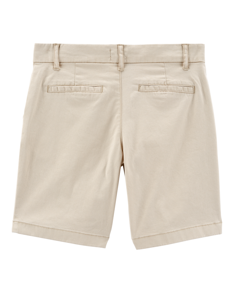 Kids Girls Kid Stretch Chino Shorts 12 OshKosh Bgosh