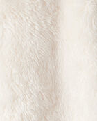 Bébé - Combinaison à manches longues et capuchon en sherpa - Blanc, image 3 sur 3 diapositives