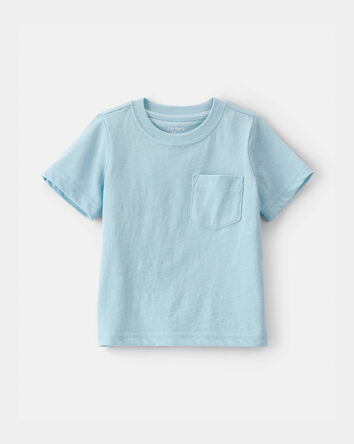 B&eacute;b&eacute; - T-shirt &agrave; poche solide - Bleu, 