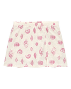 Kid Seashell Golf Skort - Ivory, image 1 of 4 slides