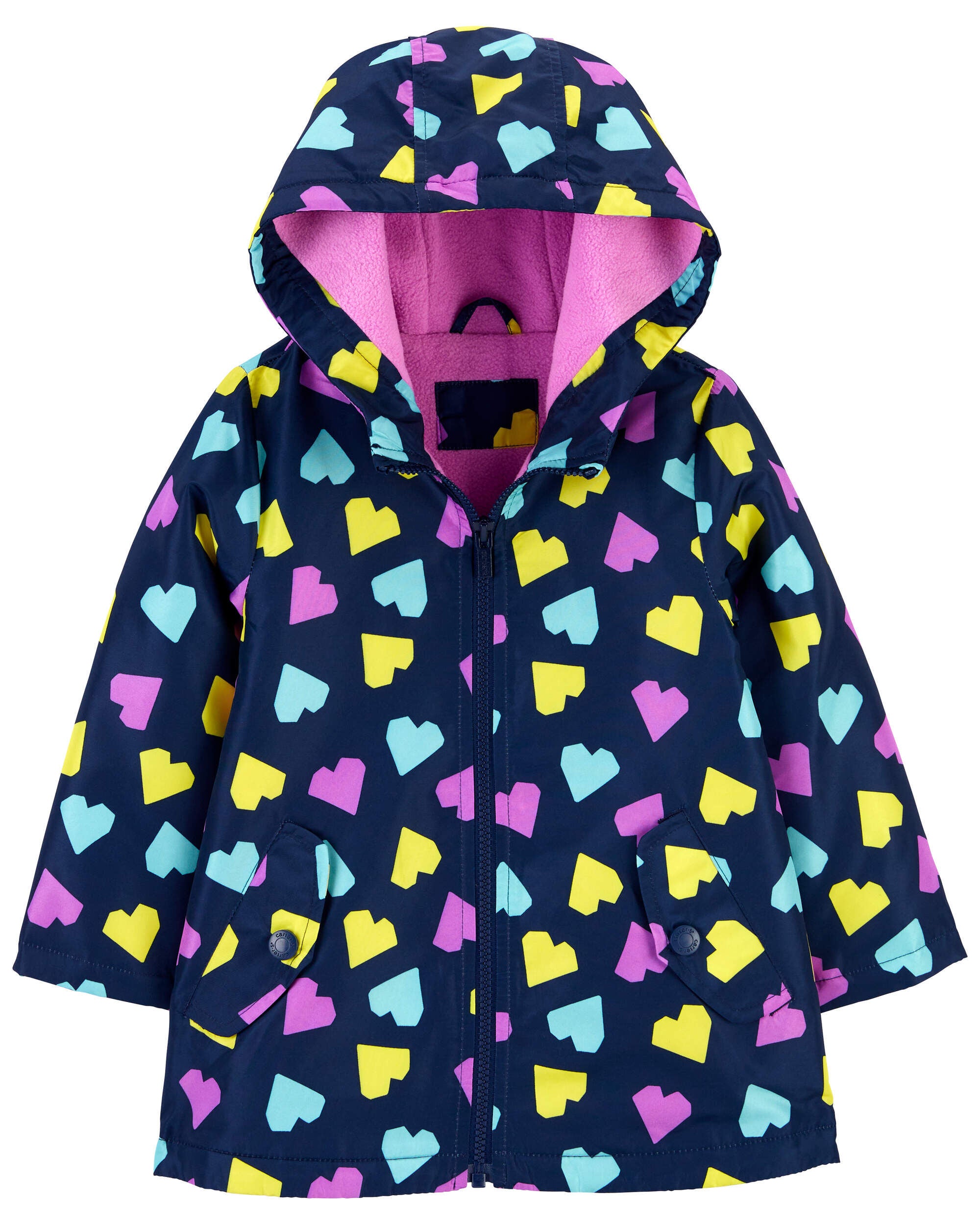 Polka dot rain mac top