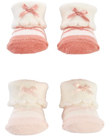 2-Pack Booties, 