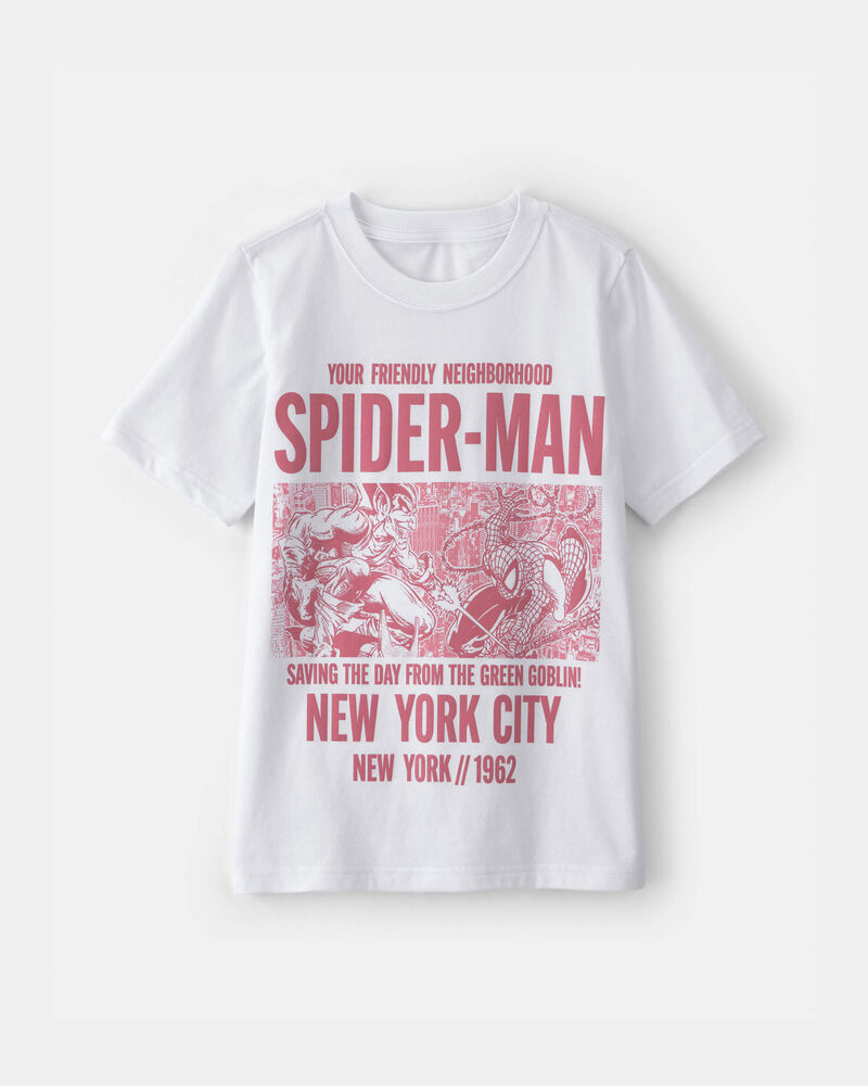 Boys &copy;Marvel Spider-Man Graphic Tee - White, image 1 of 2 slides