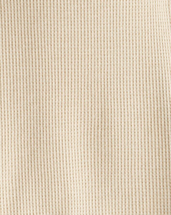 Toddler Boy Long-Sleeve Henley Shirt - Tan, 