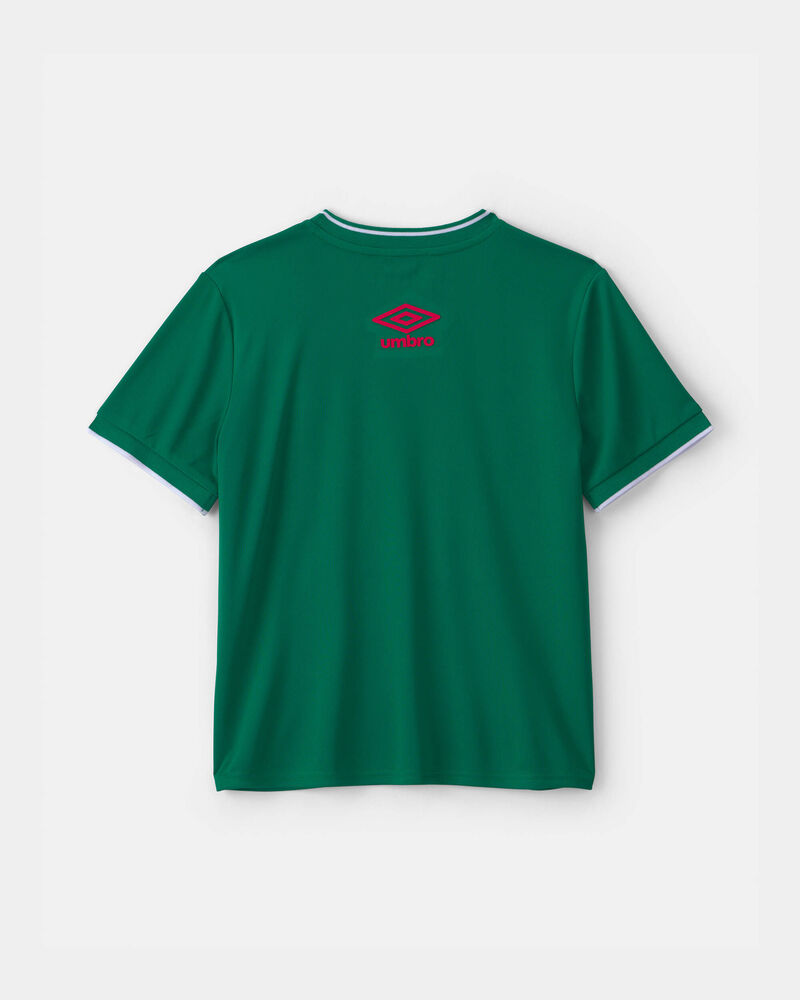 Ensemble 2 pi&egrave;ces chandail de soccer et short Umbro du Mexique pour jeune - Vert/Blanc/Rouge, image 5 sur 12 diapositives