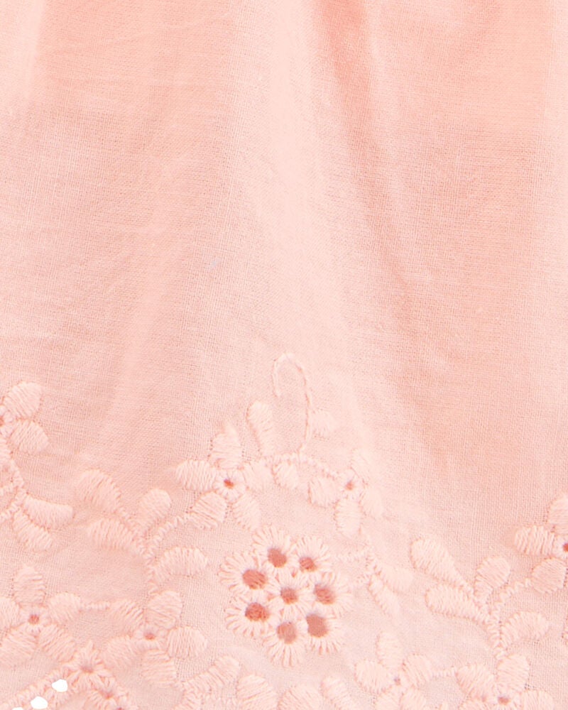 Kid Eyelet Skort - Pink, image 3 of 4 slides